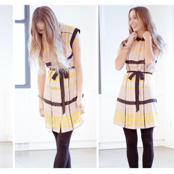 Jason Wu for Target Striped Button Up Shirtdress M - Picture 2 of 12